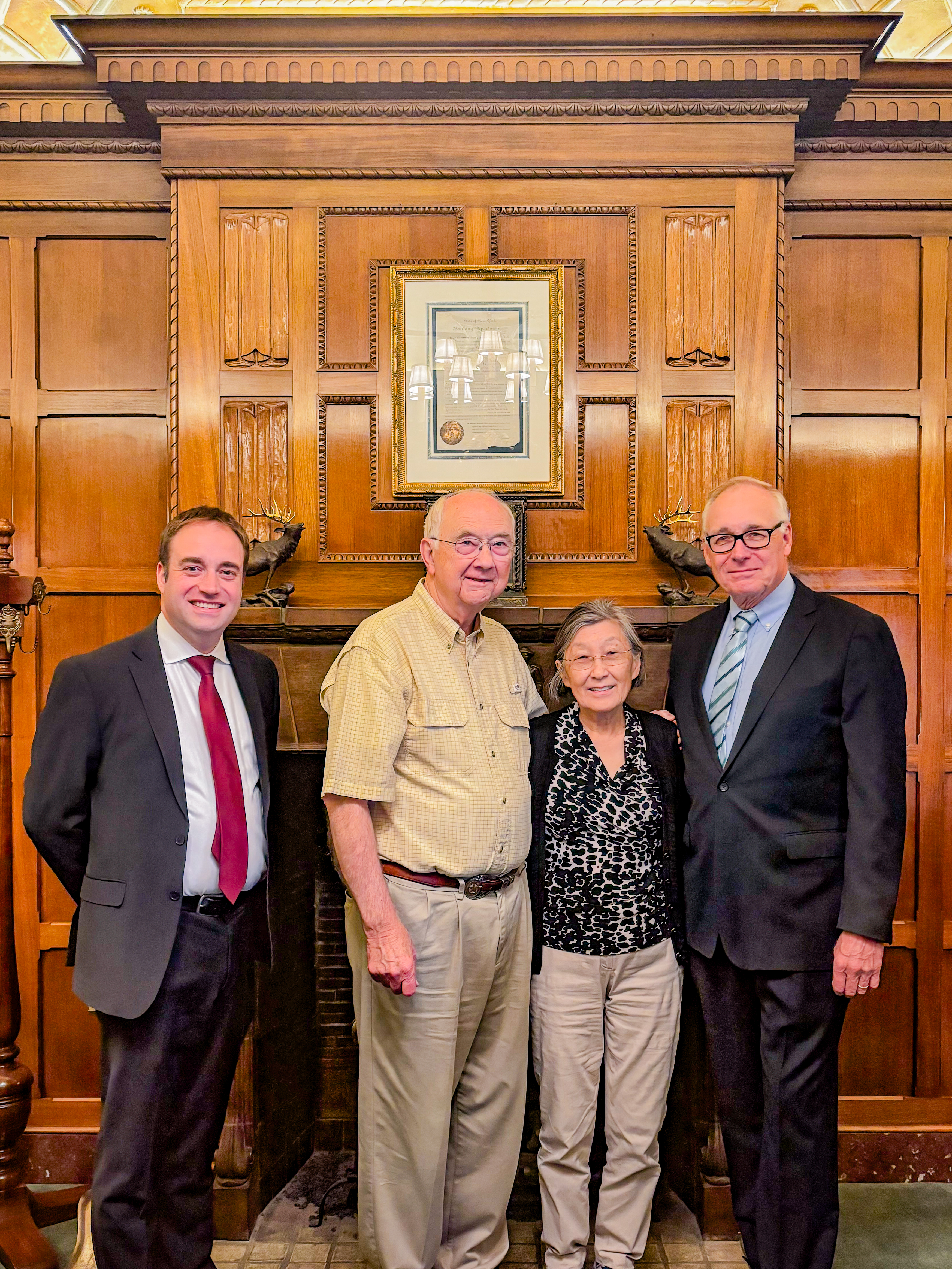 Former Sen. Phil Gramm visits Adirondack Trust